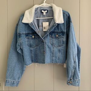 Forever 21 cropped denim jacket